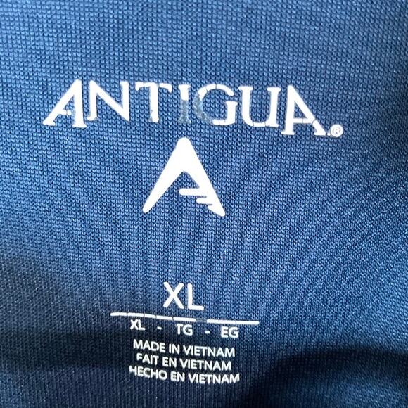 Antigua Mens Jacket Blue Denver Broncos Track Full Zip Mock Neck XLarge - Picture 6 of 12